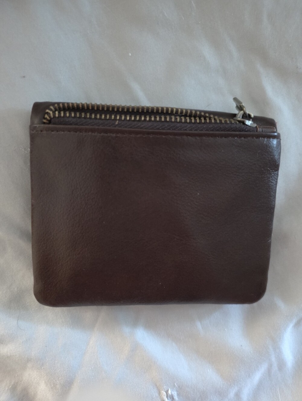 PLG Small Zip Wallet In Cold Bree